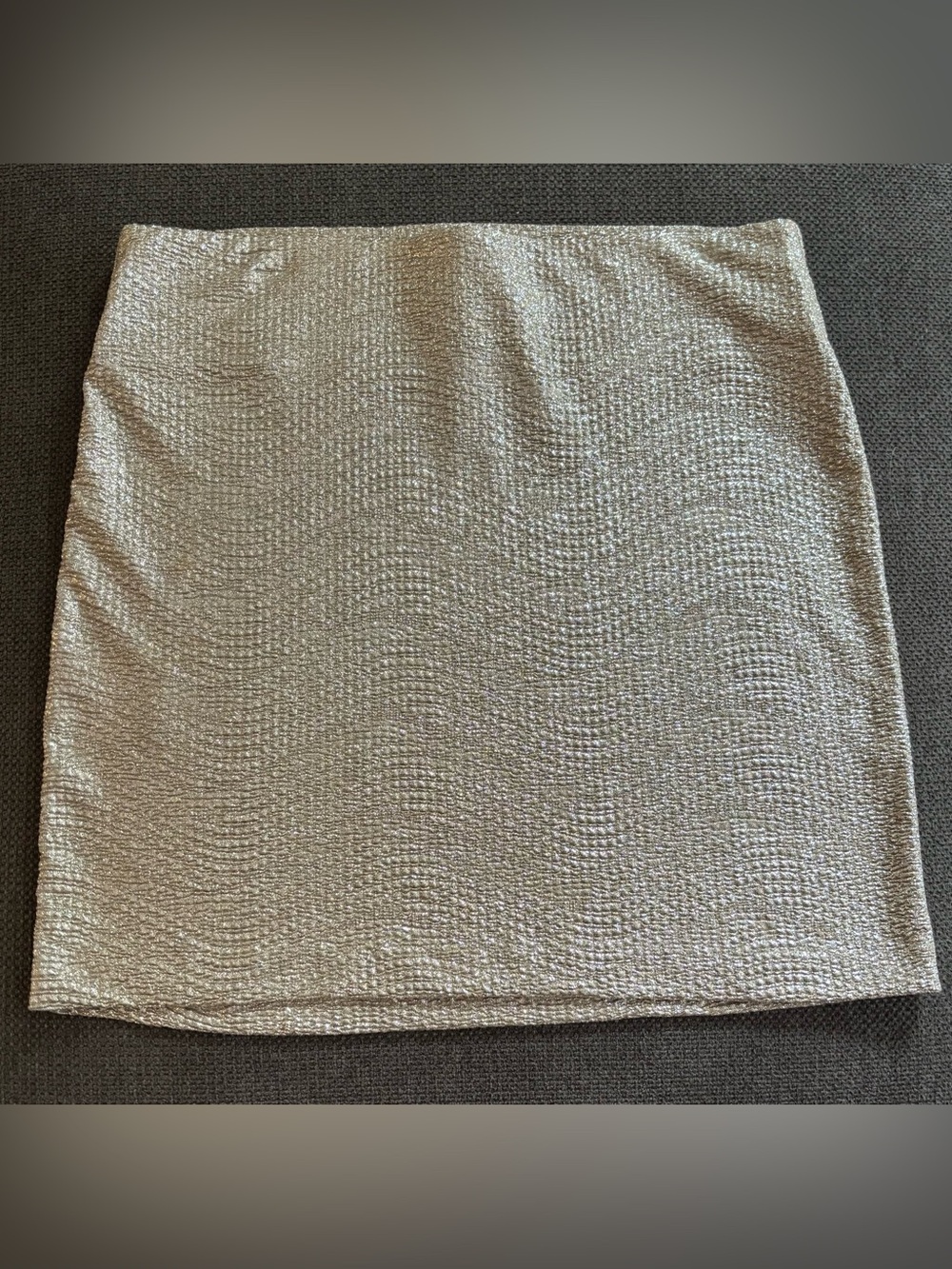 BCBGeneration Metallic Mini Skirt